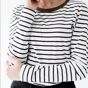 Charlotte Russe Black and White Striped Shirt 💗